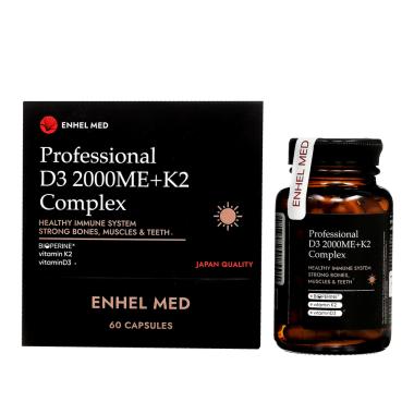 D3 + K2 Enhel Med с биоперином